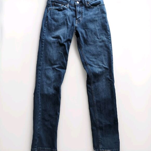 LEVIS 511 Medium Wash FADED BLUE 30X32 STRETCH SLIM FIT JEANS MEN'S Pant - Picture 2 of 11